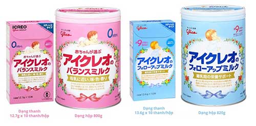 Sữa Glico Nhật Bản